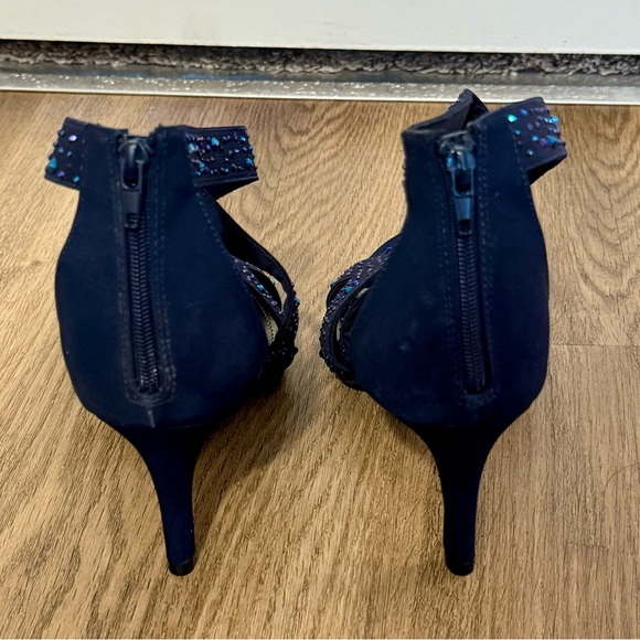 Blue Rhinestone Heels - Picture 8 of 10